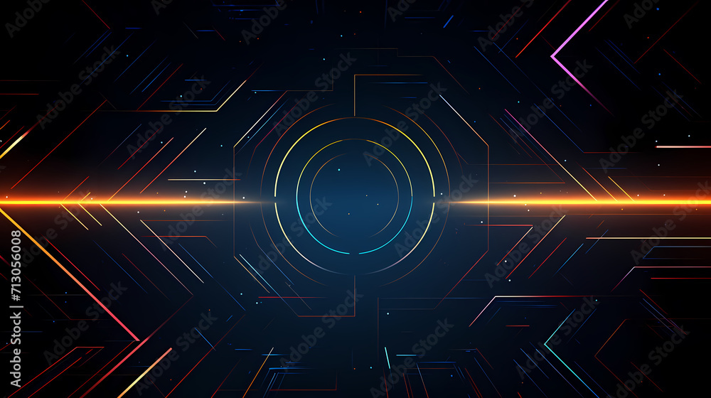 Obraz premium Abstract lines background, digital abstract background