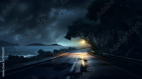 Evening road
