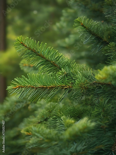 green Christmas tree leaf beauty of nature 