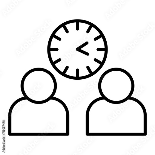   Family Time line icon
