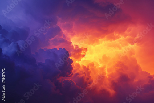 colorful cloud and lightning © ananda