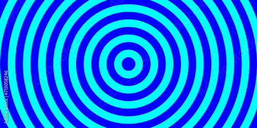 Simple blue circle background vector