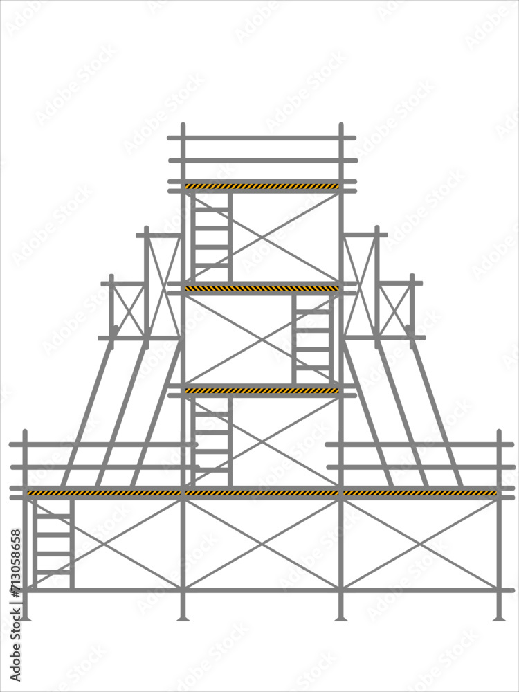 scaffold, isolated, background, construction, white scaffold, isolated, background, construction, white