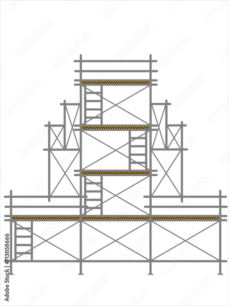 scaffold, isolated, background, construction, white scaffold, isolated, background, construction, white