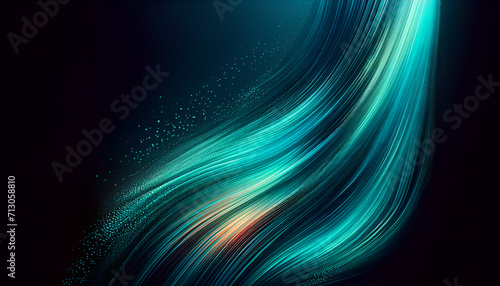 abstract wave background, Blue background with abstract spiral geometry