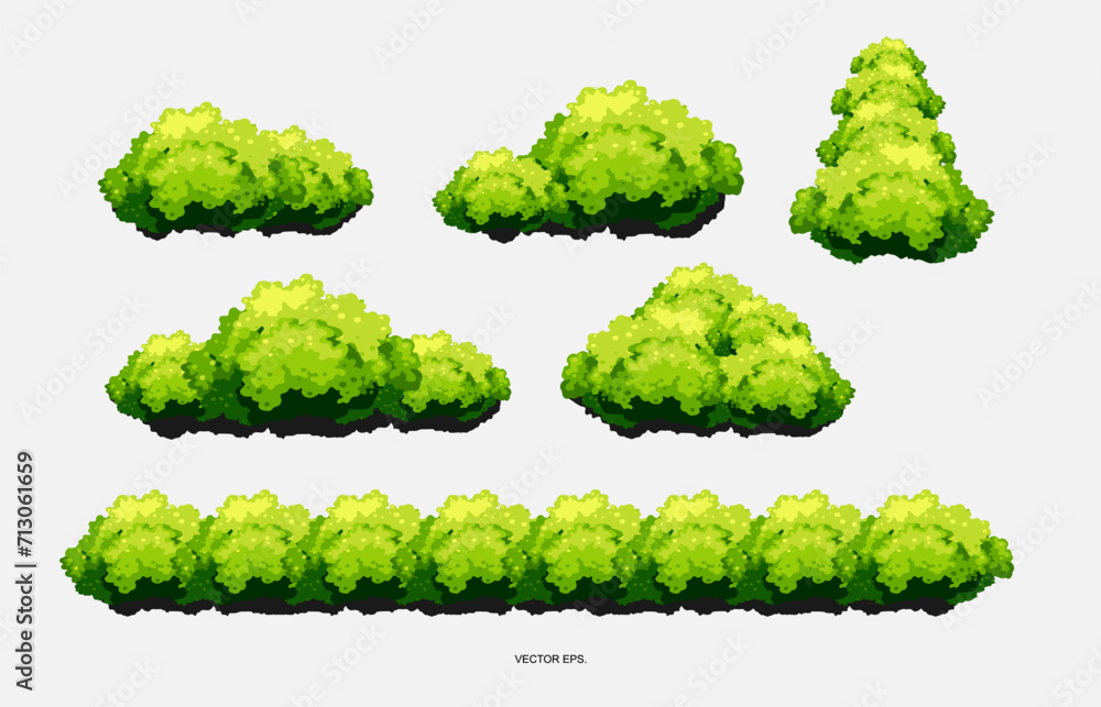 vector trees, green plants, green bushes, flat trees set. Flat forest tree nature plant isolated eco foliage vector trees, green plants, green bushes, flat trees set. Flat forest tree nature plant isolated eco foliage