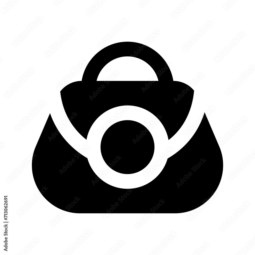 handbag glyph icon handbag glyph icon