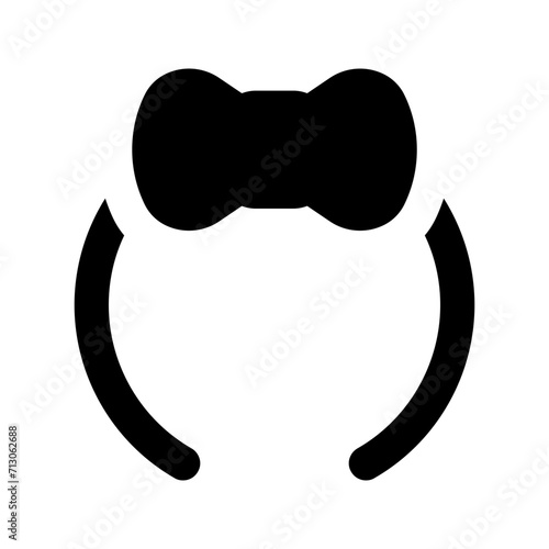 headband glyph icon