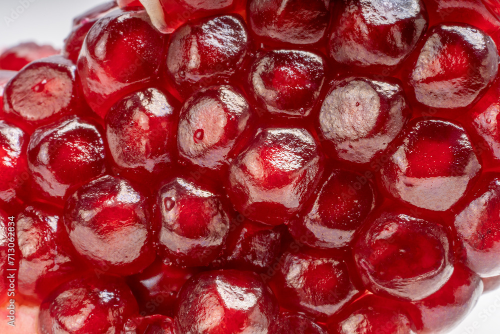 Pomegranate with on white background, Pomegranate seed on white background. Pomegranate with on white background, Pomegranate seed on white background.