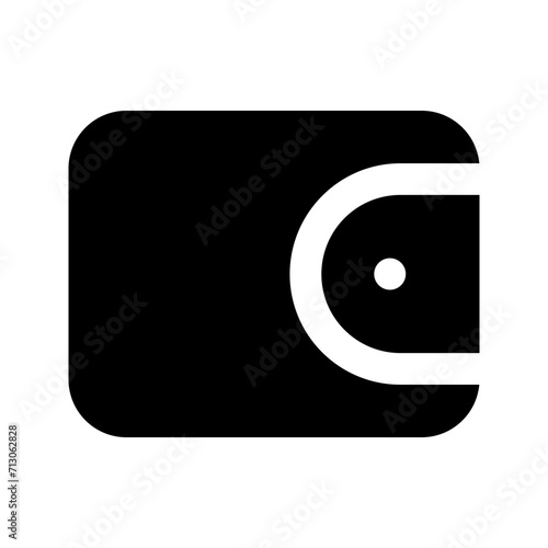 wallet glyph icon photo