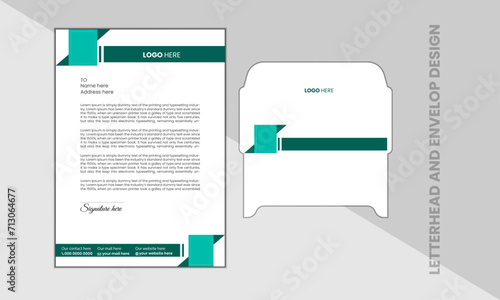 Unique letterhead and envelop design