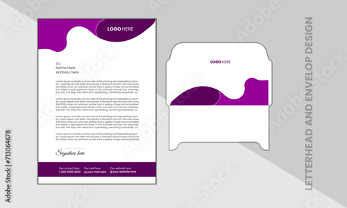 Unique letterhead and envelop design
