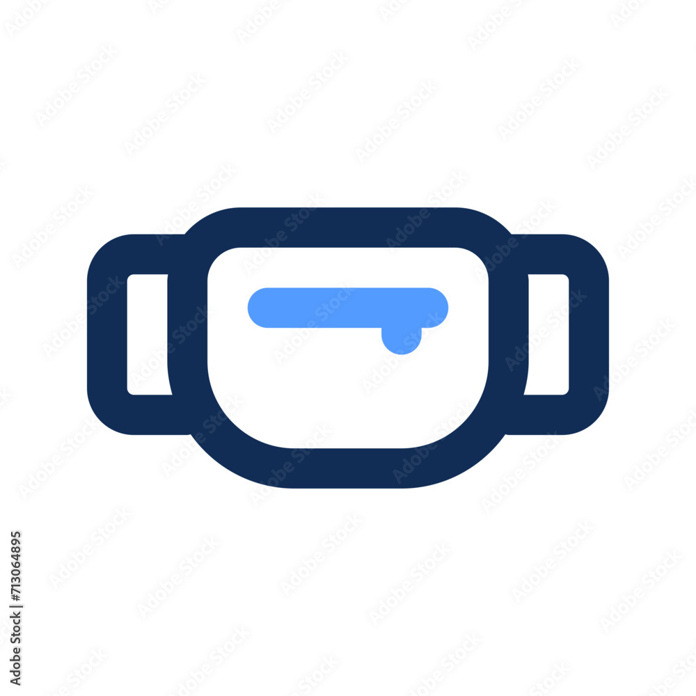 fanny pack outline color icon fanny pack outline color icon