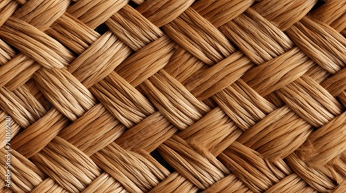 wicker basket texture tile. Generative AI