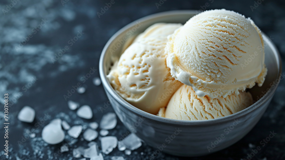 Vanilla Ice Cream with Chocolate Shavings Vanilla Ice Cream with Chocolate Shavings