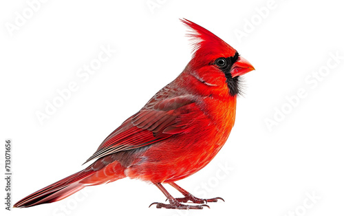 A Cardinal's Tranquil Soar On Transparent Background. © Pngify