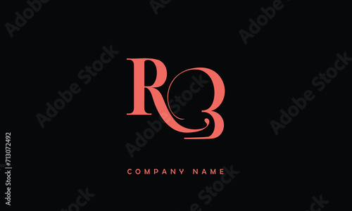 RB, BR, R, B Abstract Letters Logo Monogram