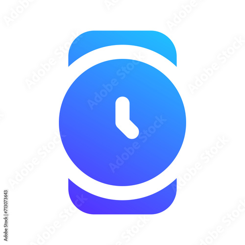 wristwatch gradient fill icon