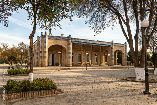 Reception building of Isfandiyar Khan on grounds of Nurullaboy Palace. Khiva, Uzbekistan photo