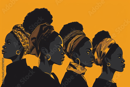Black History Month illustration photo