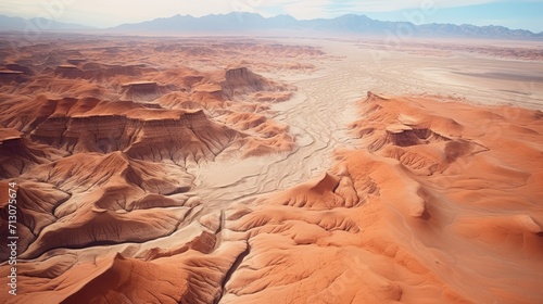 Aerial View of Atacama Desert