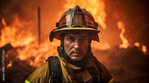 Firefighter in Action © Andreas