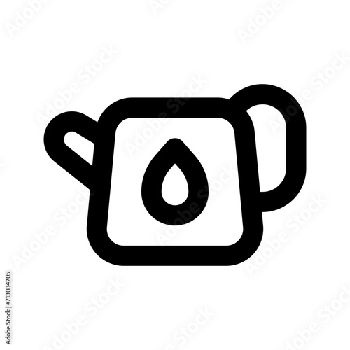 watering can line icon