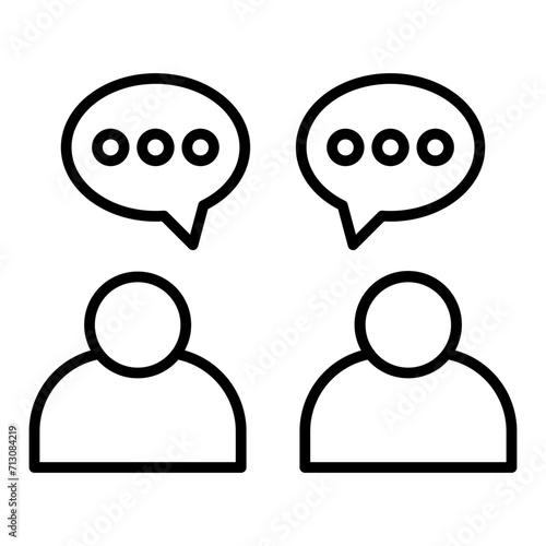   Communication line icon