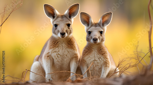 Pictures of adorable eastern gray kangaroos © Mishi
