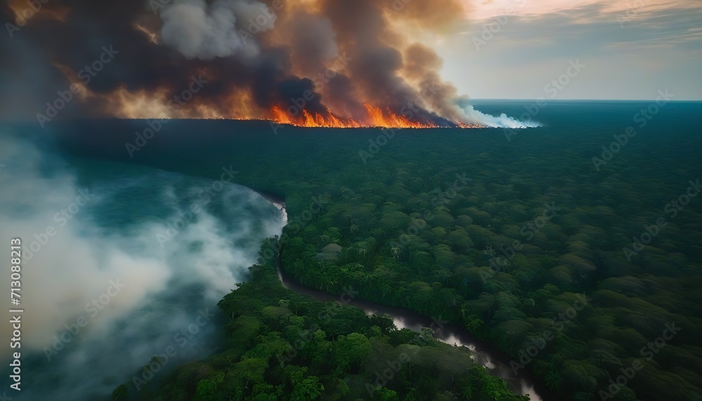 Amazone burning