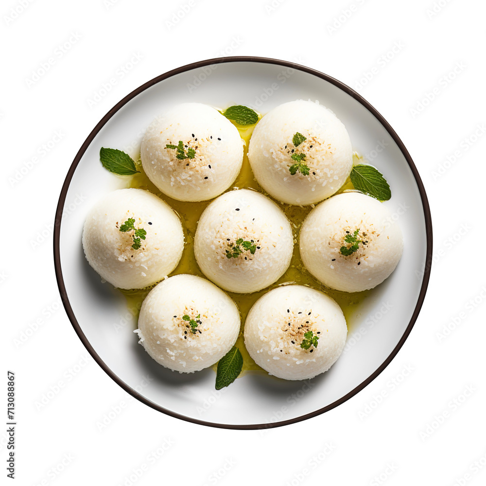 Idli on Plate isolated on transparent background Remove png, Clipping Path, pen tool Idli on Plate isolated on transparent background Remove png, Clipping Path, pen tool