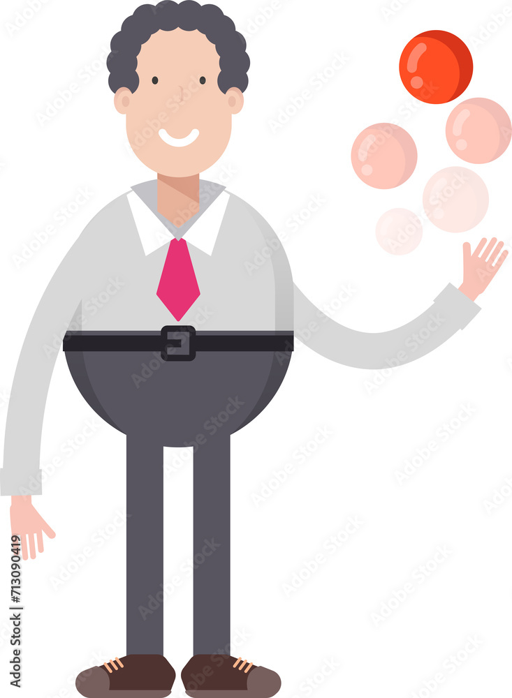 Office Worker Character Throwing Ball
Office Worker Character Throwing Ball