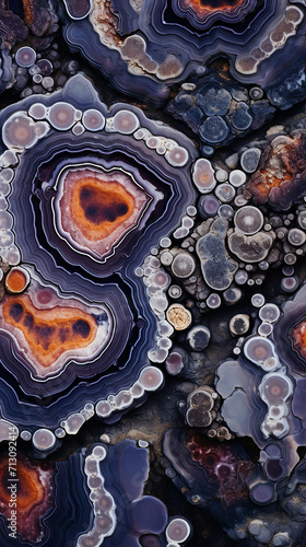 Colorful agate texture as background. Natural agate pattern.