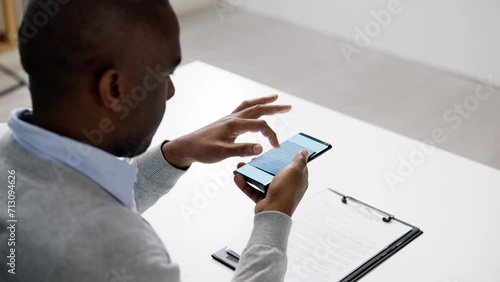 Remote Check Deposit Taking Photo