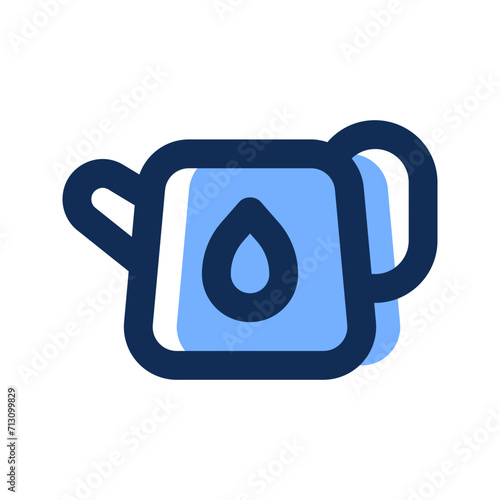 watering can filled line icon