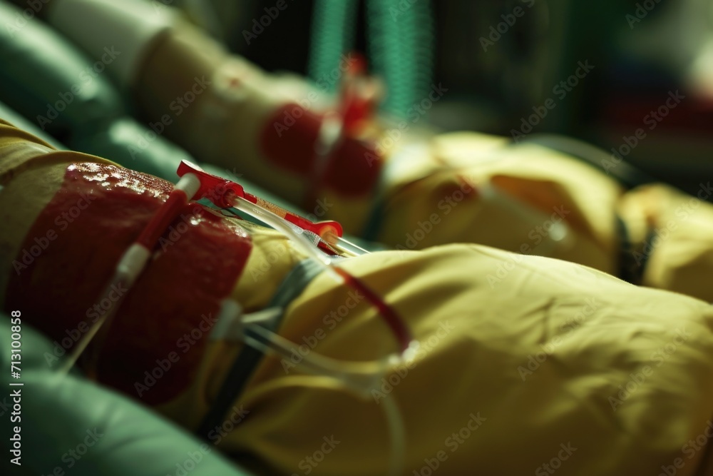 A close-up view of a person laying in a hospital bed. Suitable for medical and healthcare-related projects A close-up view of a person laying in a hospital bed. Suitable for medical and healthcare-related projects