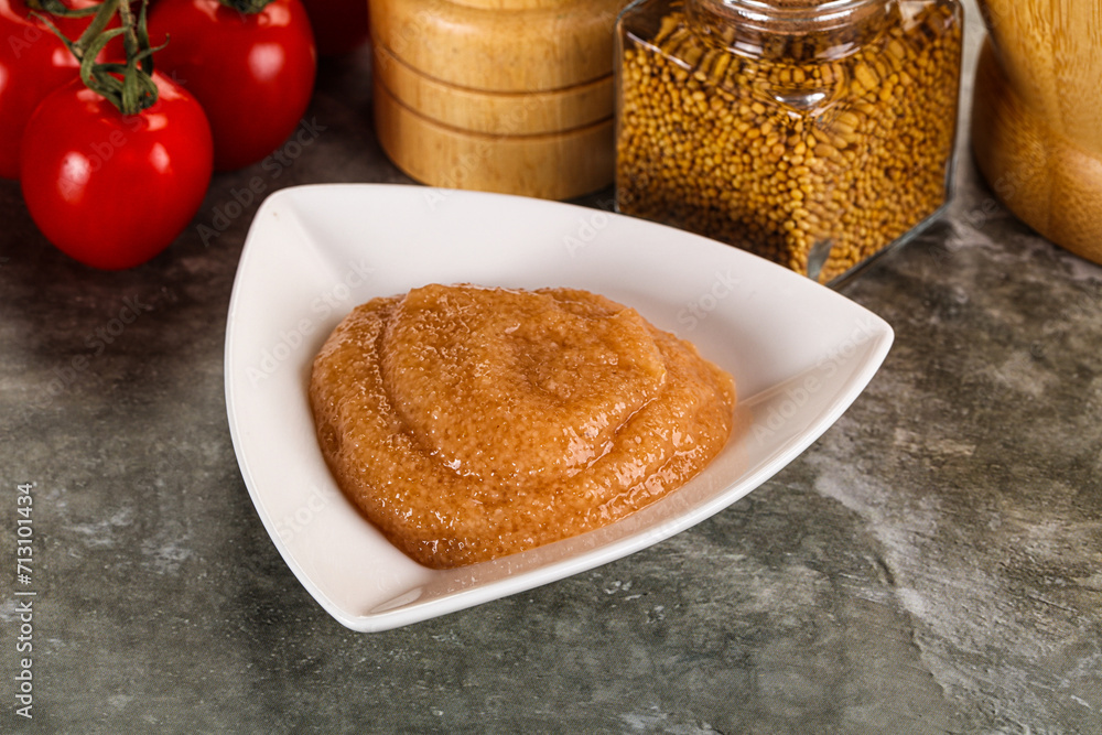 Cod fish roe snack in the bowl Cod fish roe snack in the bowl