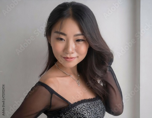 Jeune femme asiatique très sensuelle photo