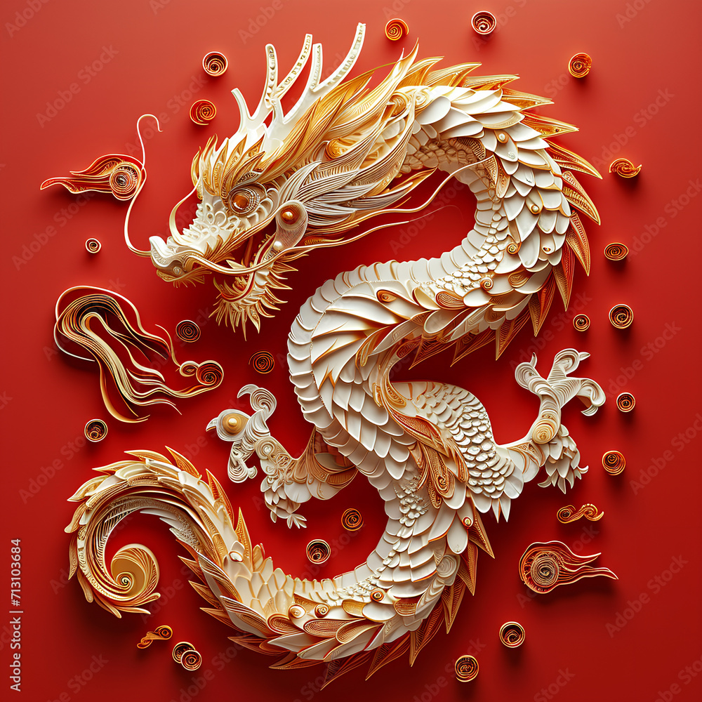chinese new year golden dragon, lunar of the year chinese new year golden dragon, lunar of the year