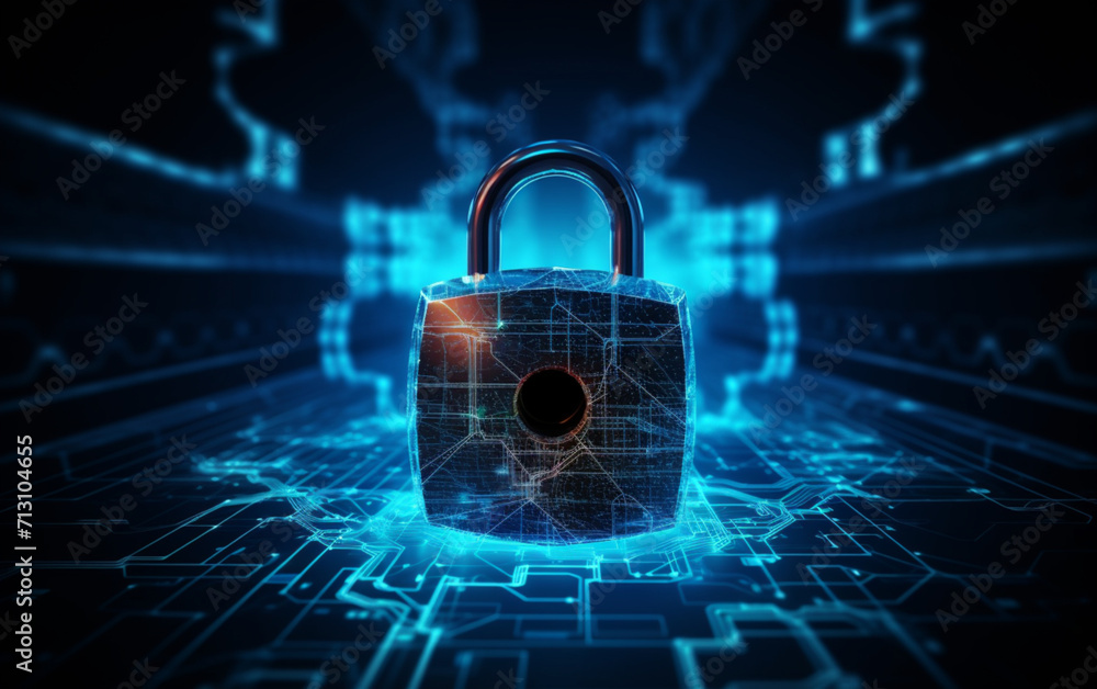 internet network cyber security padlock internet network cyber security padlock