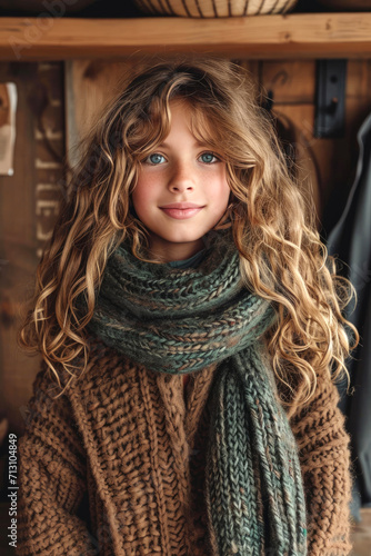 Happy cute smiling kid girl