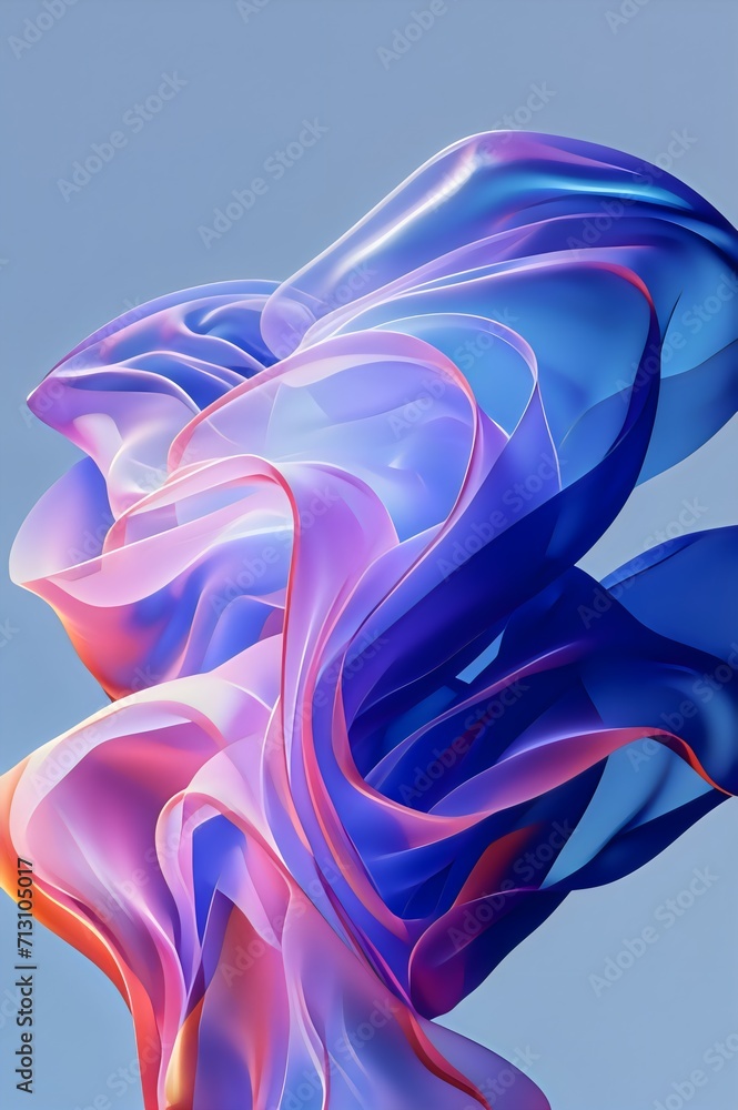 Colorful cloth swirls simulation background. Abstract vertical multi-layed background. Colorful cloth swirls simulation background. Abstract vertical multi-layed background.