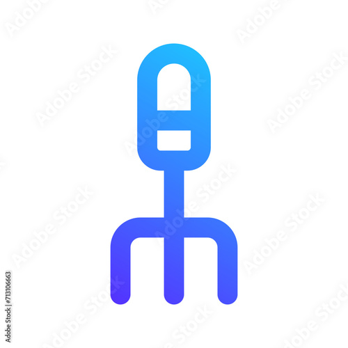pitchfork gradient icon