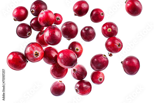 transparent background with isolated red berry 