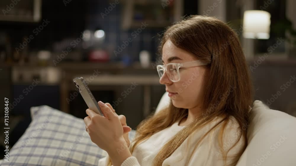 Teen girl student tapping smartphone. Having smartphone problems, frustrated and expressing angry comical facial reactions. Tapping, funny disapointed. Smartphone problem. No internet, wi-fi problem Teen girl student tapping smartphone. Having smartphone problems, frustrated and expressing angry comical facial reactions. Tapping, funny disapointed. Smartphone problem. No internet, wi-fi problem