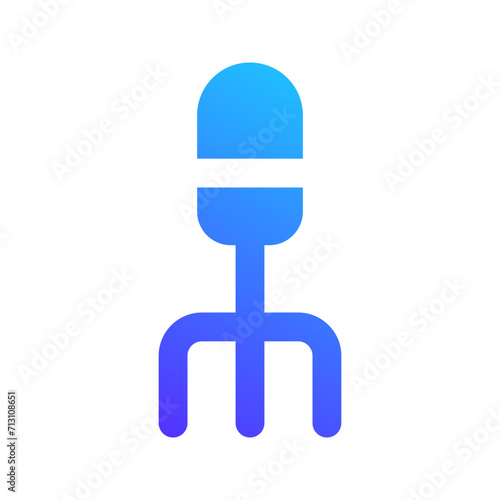 pitchfork gradient fill icon