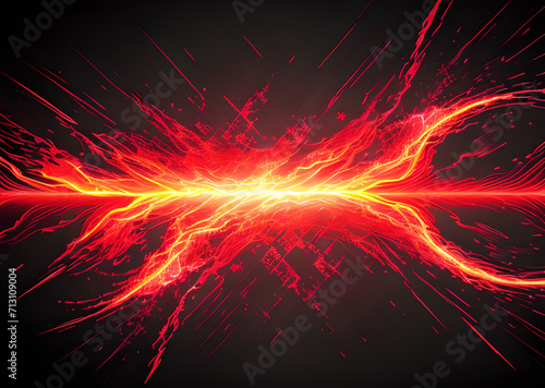 Colorful background with Fire sparkles pattern on a black background. Abstract waves of colors, graceful shapes, banners of different colors. colorful burning fire background.Generative AI