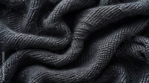 black wool texture background