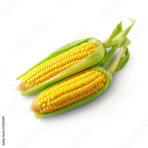 corn isolated on white background