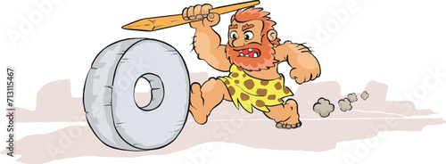 The invention of the wheel in the first age.
